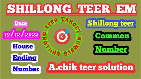 shillong teer welcome|Shillong Teer Target .